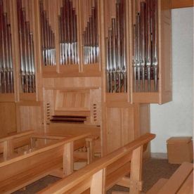 Buffet d'orgue - Eglise de la Colombière - P. Schmied - Lausanne